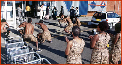 Zulu dancers