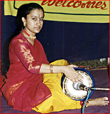 The mridangam girl